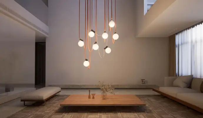 Decorative pendant lighting for modern living rooms and interior design projects in Lebanon