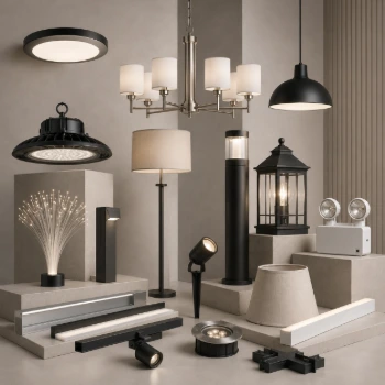 Lighting fixtures in Lebanon including chandeliers, pendant lights, wall lights, outdoor lighting and LED solutions