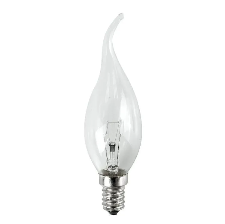 Incandescent Lamp 40W E14 C30 Clear Bent Top