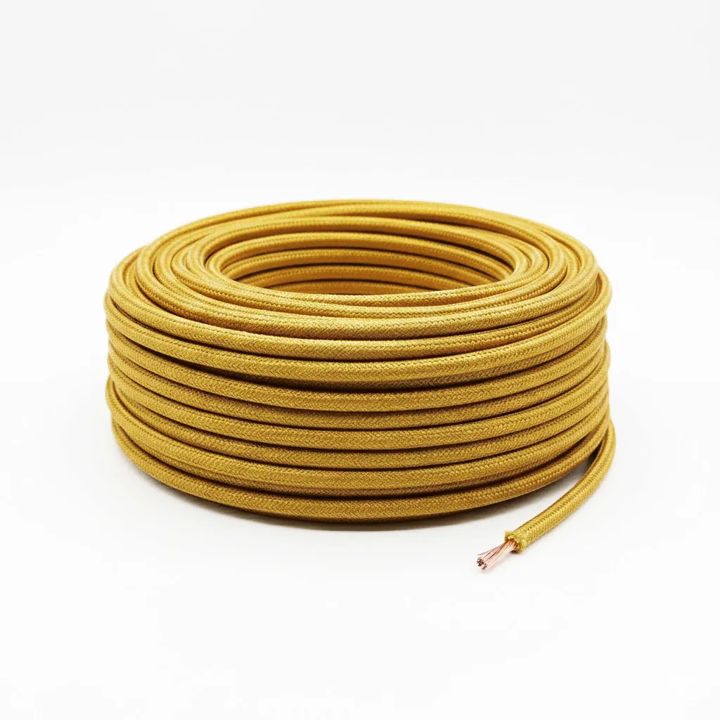 [CA138/25GD] Cable NOX | Gold Fabric 25M