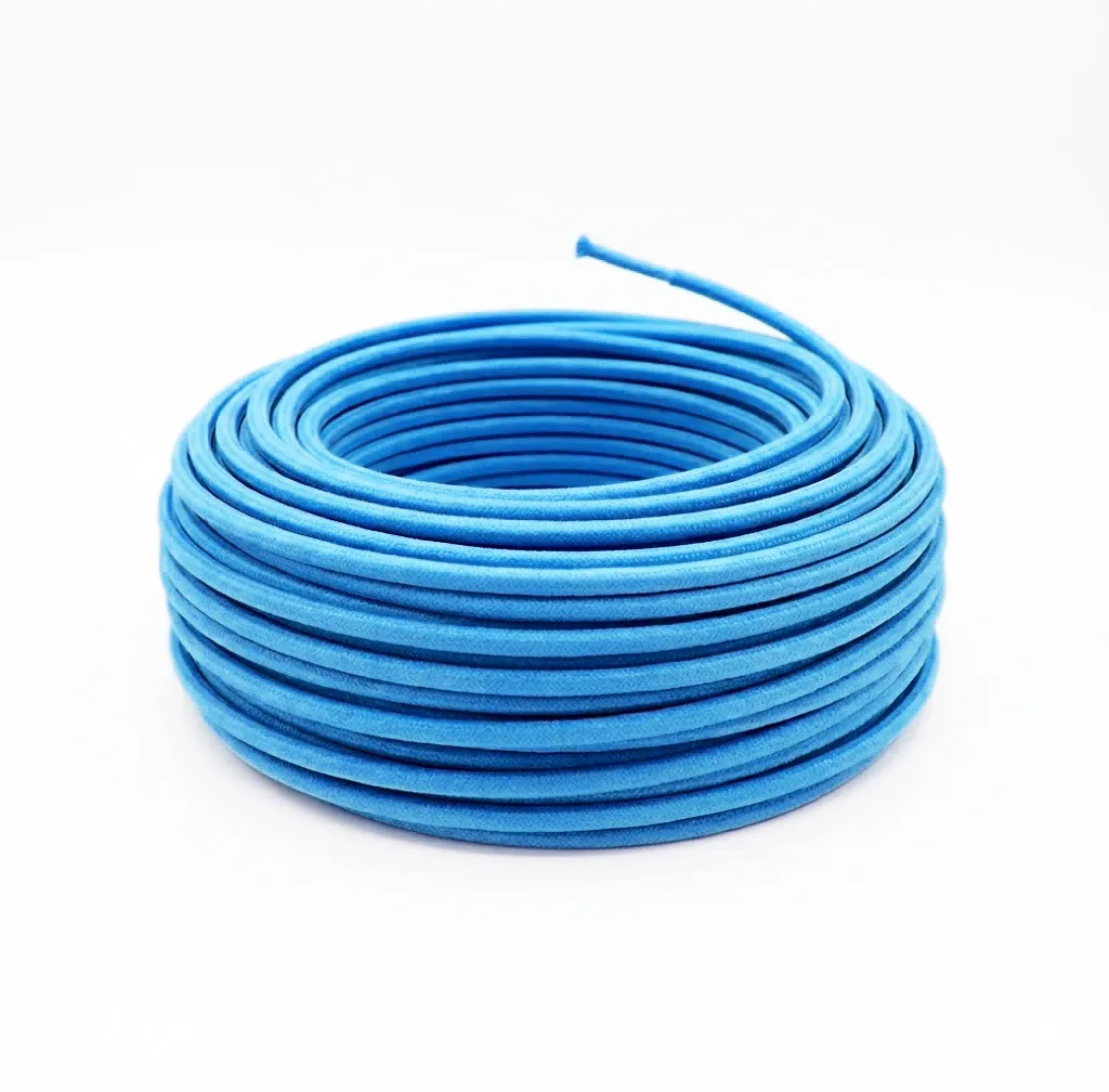[CA138/BL] Blue Fabric Cable 2*0.75