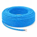 NOX Blue Fabric Electrical Cable | 2x0.75mm²