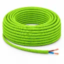NOX Green Fabric Electrical Cable | 2x0.75mm²