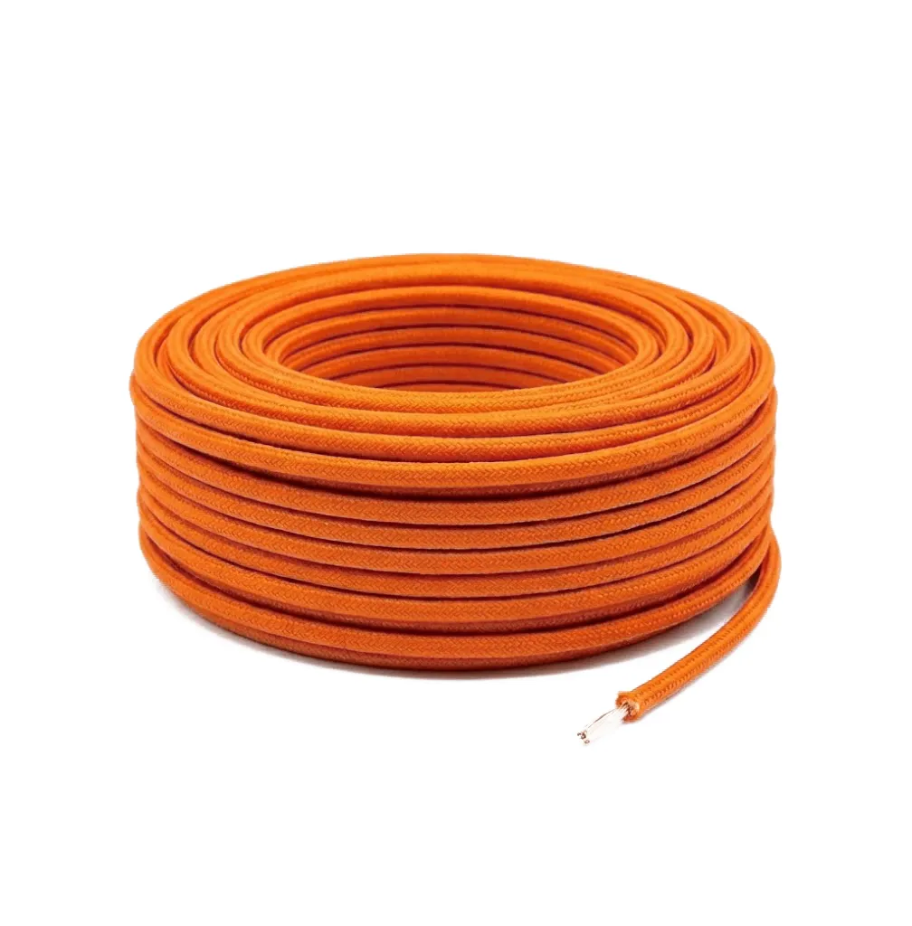 [CA138/OR] Orange Fabric Cable 2*0.75
