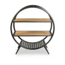 Circular Industrial Wall Shelf