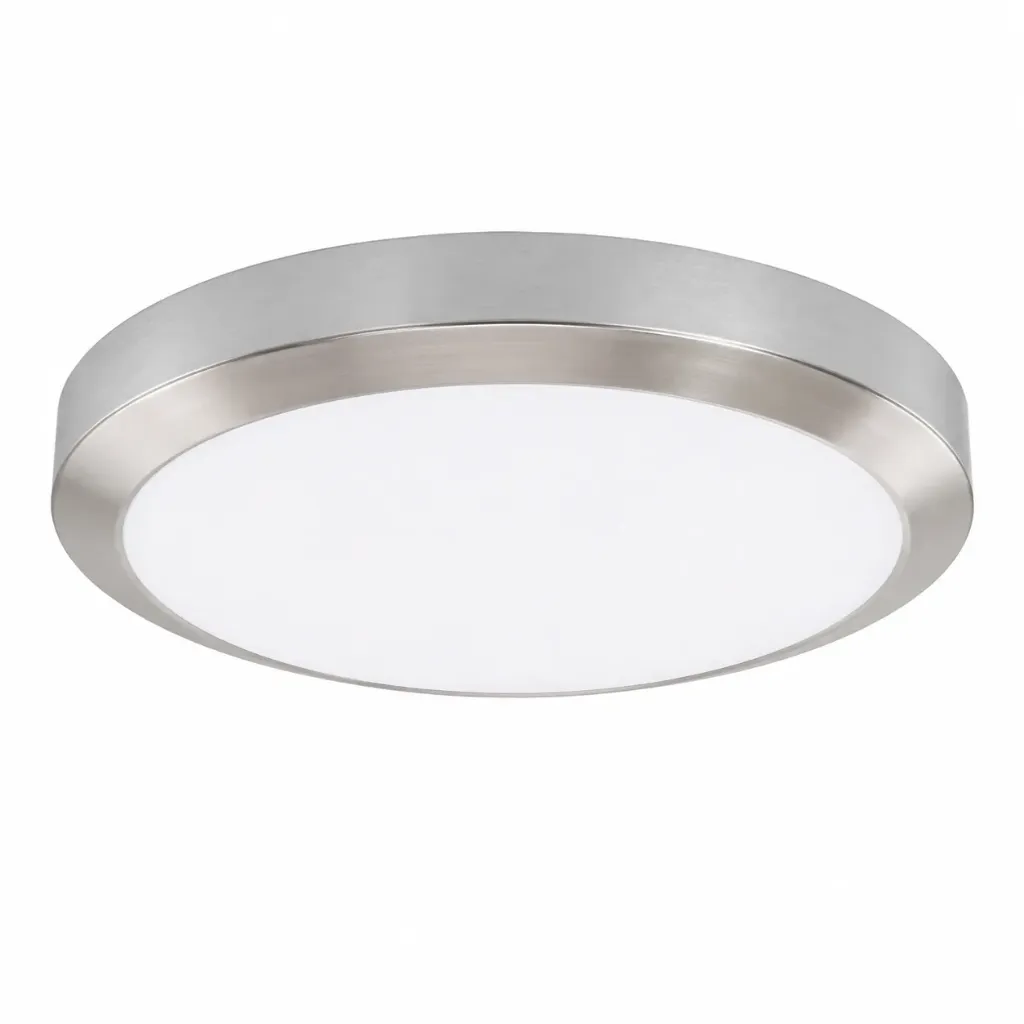Silver Aluminum Ceiling Lamp | 1xE27
