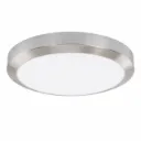 Silver Aluminum Ceiling Lamp | 1xE27
