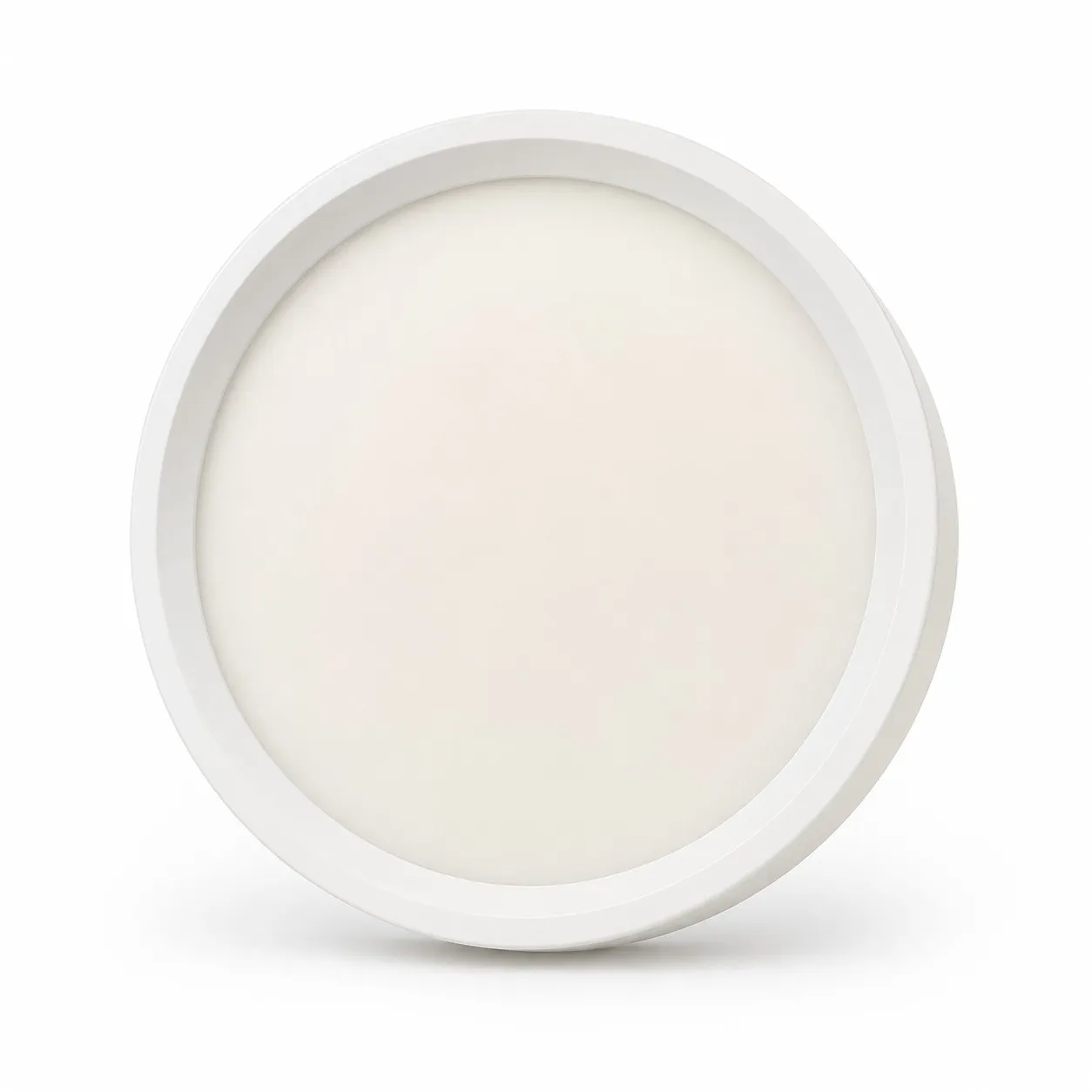 NOX White Aluminum Round Surface LED Panel| 16W 4000K