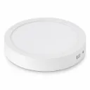 NOX White Round Surface LED Panel| 18W 3000K