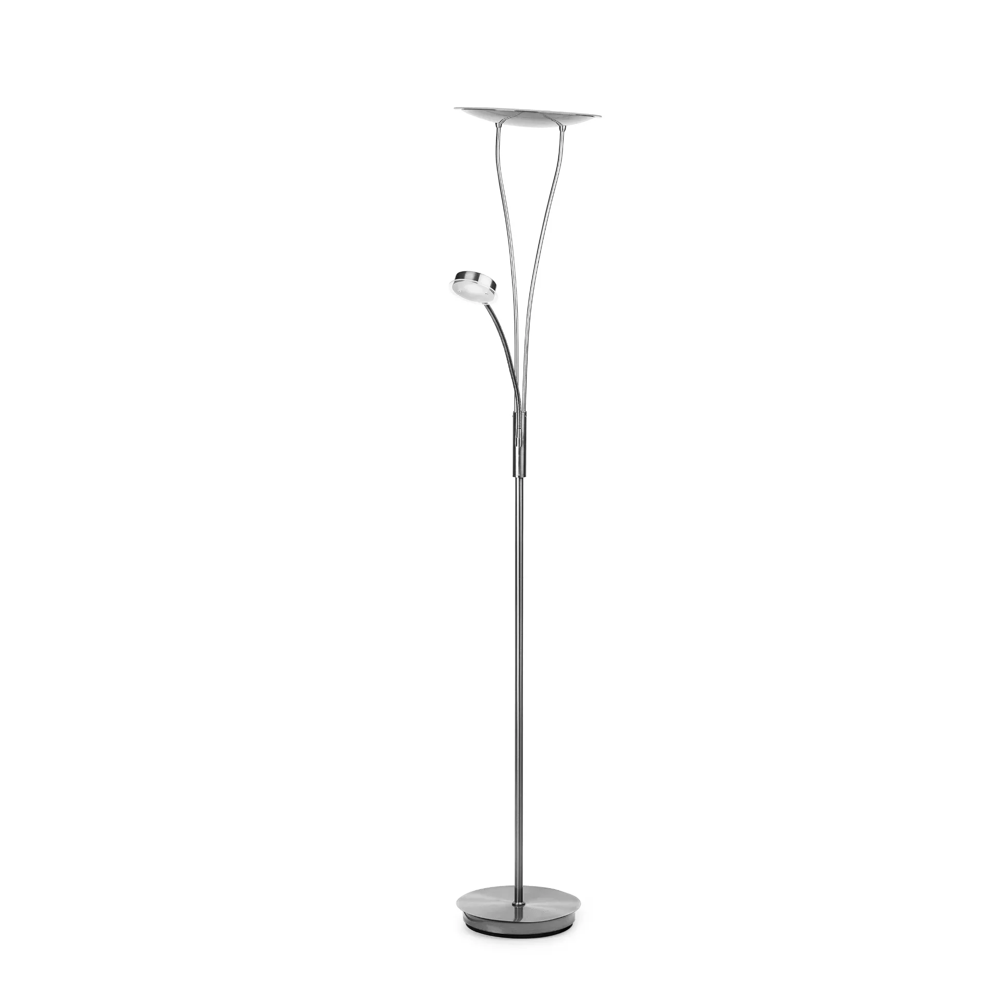[FL2015CR] Lumina Chrome Dual LED Floor Lamp