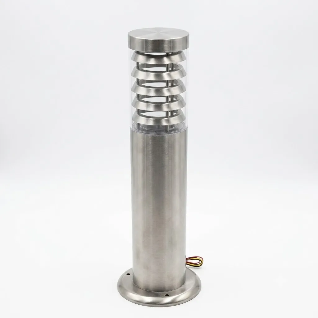 Stainless Steel Guarded Floor Light