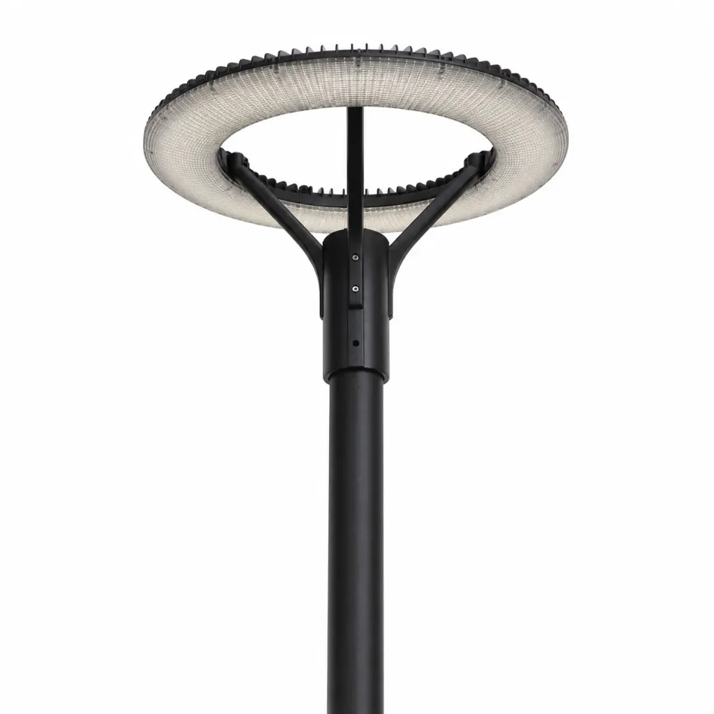 [FL5010BK] NOX Orbit Black LED Outdoor Pole Light| 30W 5000K