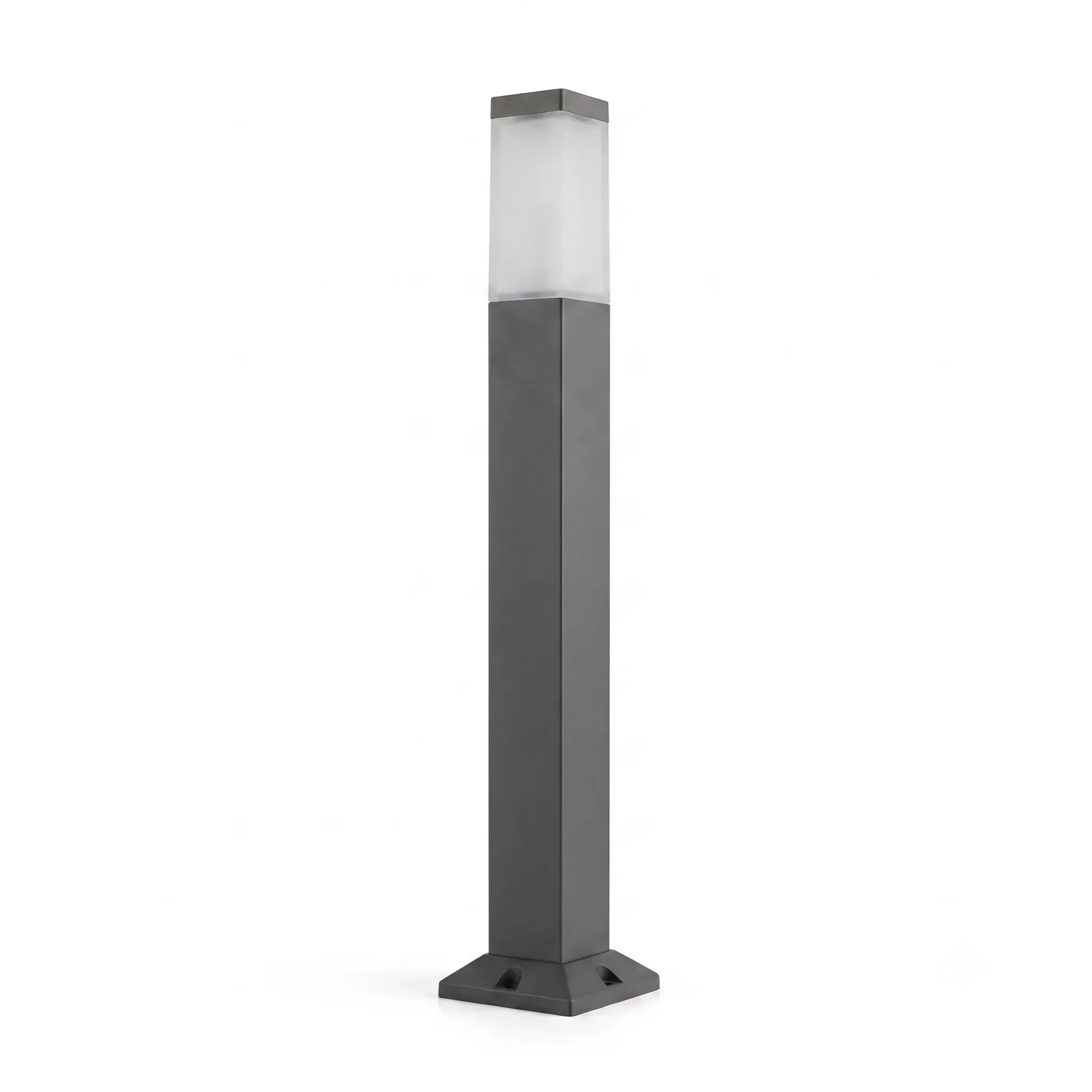 Sanded Dark Grey LED Garden Lamp