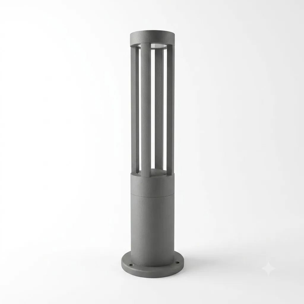 Cylindrical Bollard Light