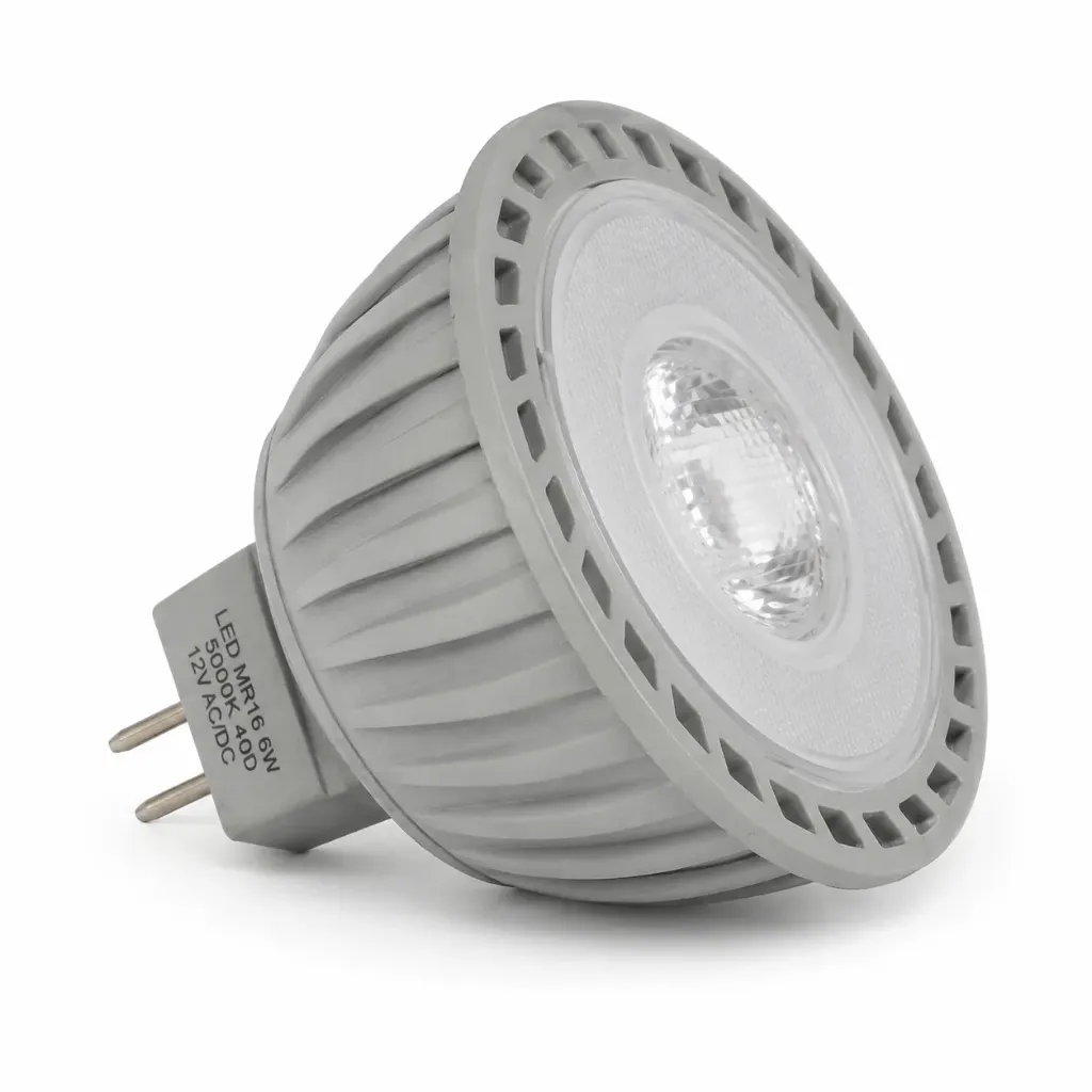 NOX Grey MR16 LED Bulb| 6W 5000K 40°