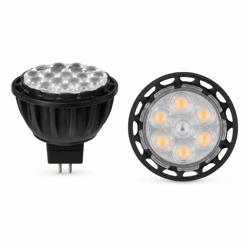 NOX Black Adjustable MR16 LED Bulb| 6W 2700K