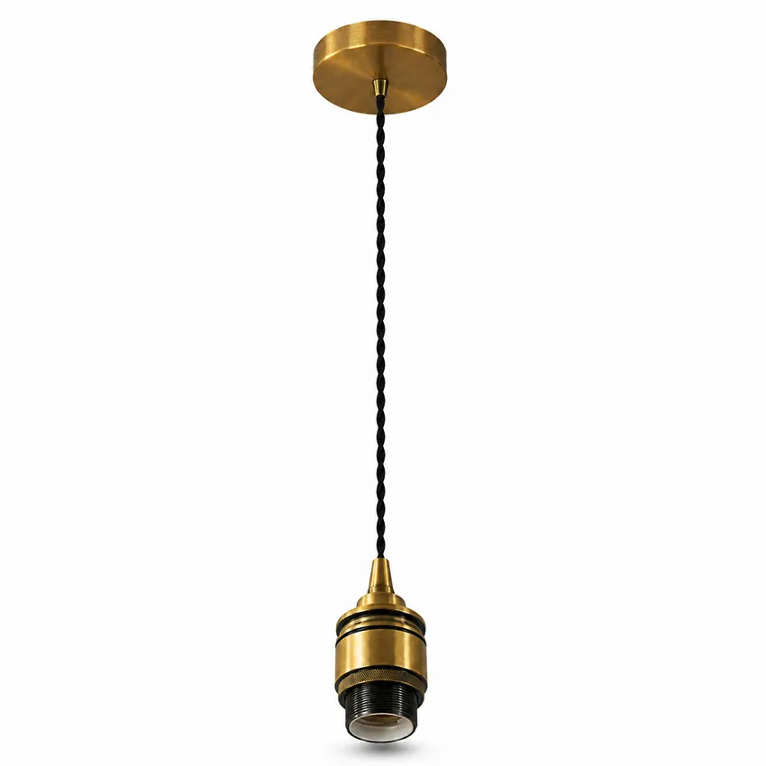 [LH001B/BZ] Industrial Lamp Holder Dark Bronze