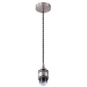 Industrial Lamp Holder Chrome