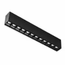 NOX Linear Black Magnetic Grill Light 12W 3000K 38°
