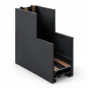NOX 90° Inner Corner Connector for Black Magnetic Track Profile