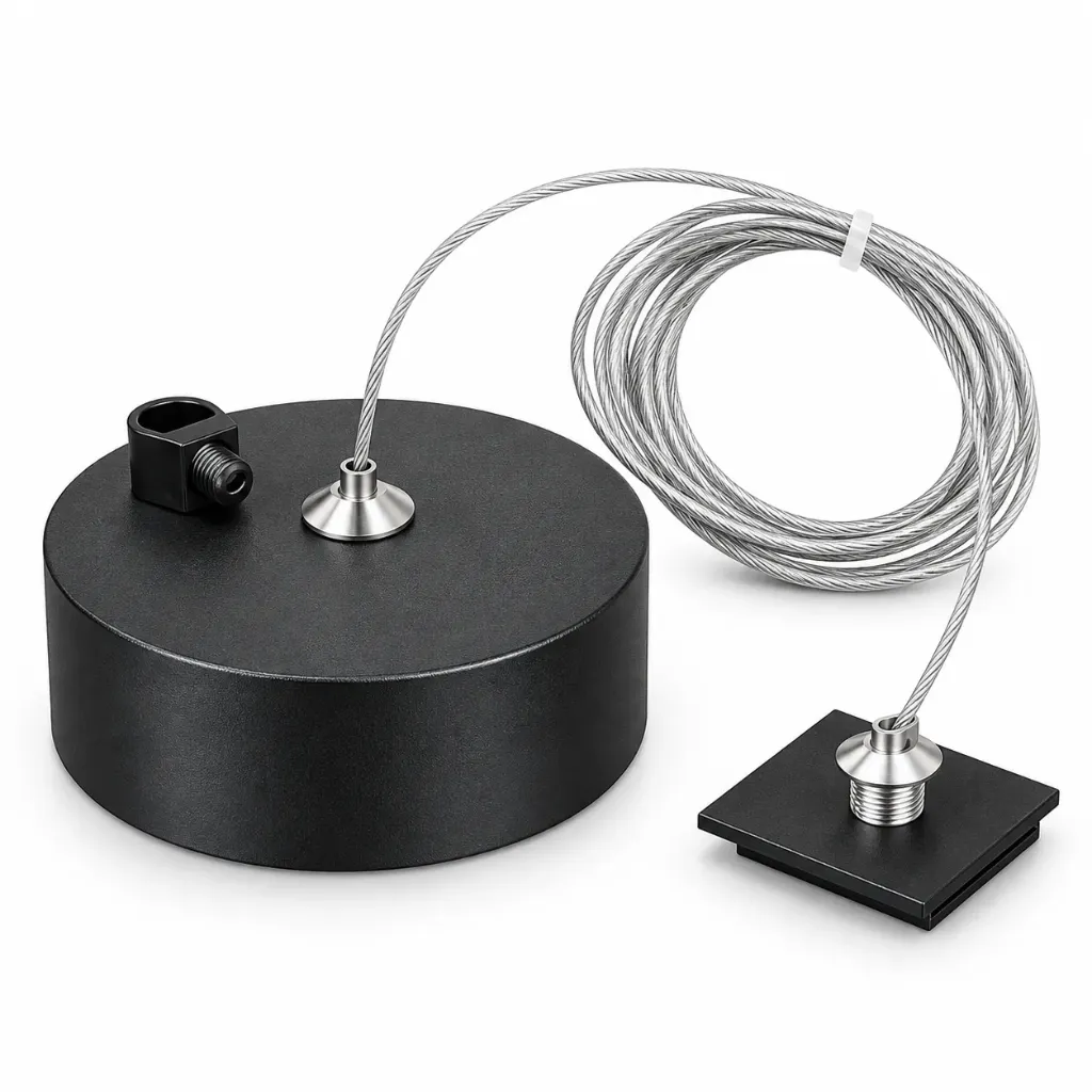 NOX Black Suspension Connector for Magnetic Track Profile