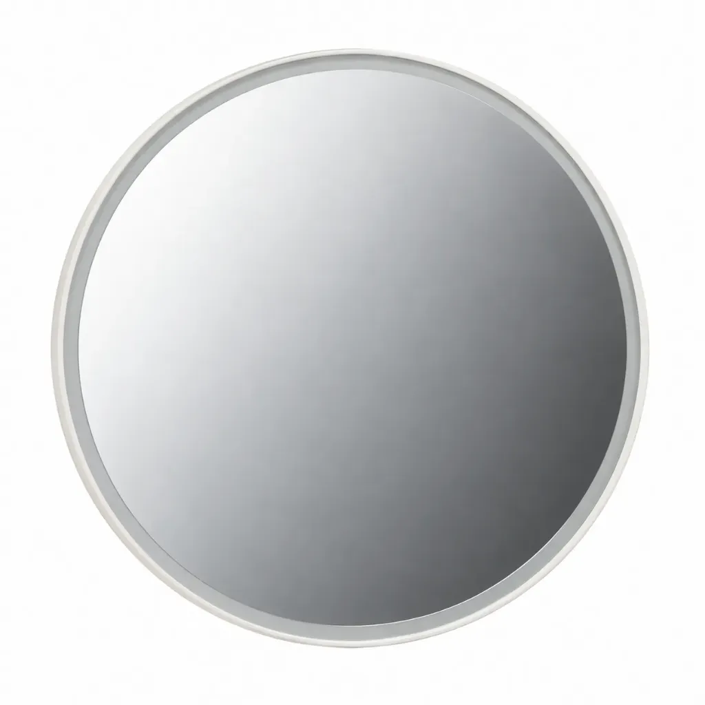 Objet Lumière Round White Side-Lit LED Mirror | 11W 620lm 60cm