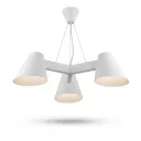 Three-Light Conical Aluminum Pendant