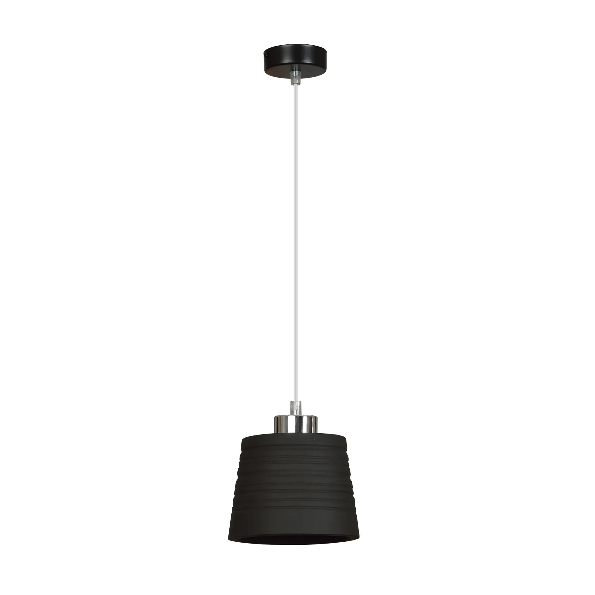 Lokus Black Single Pendant Light