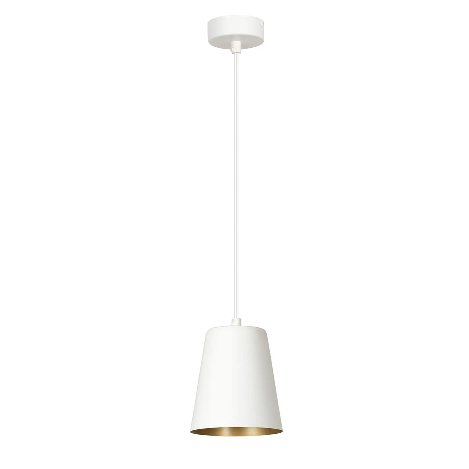 Milagro White and Gold Pendant Light