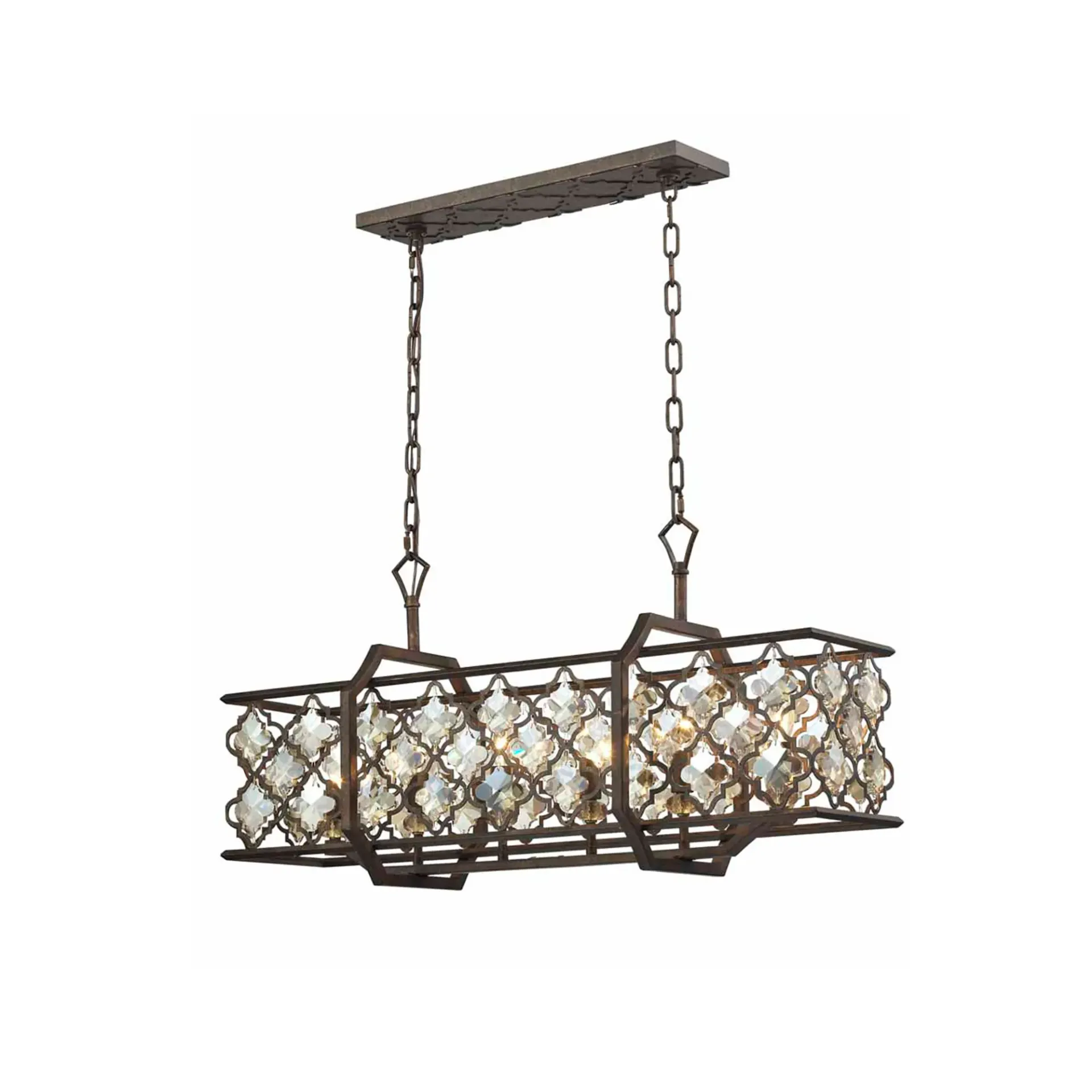 Lattice Crystal Linear Pendant