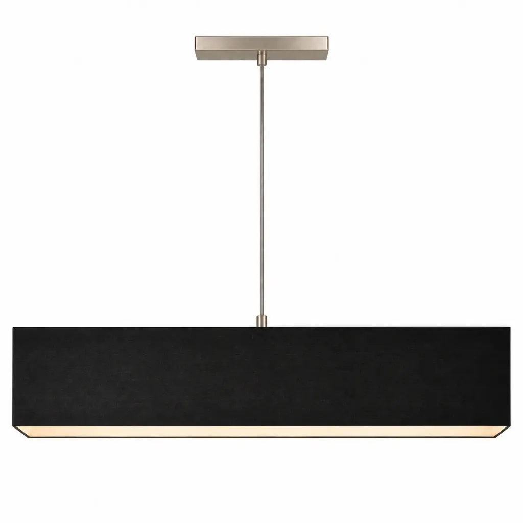Objet Lumière Black Fabric Pendant Lamp | 3xE27