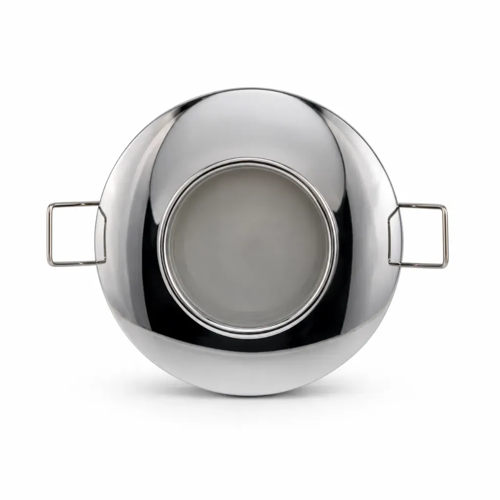 [SL101CR] NOX Chrome Round Recessed MR16 Spotlight Frame| IP65