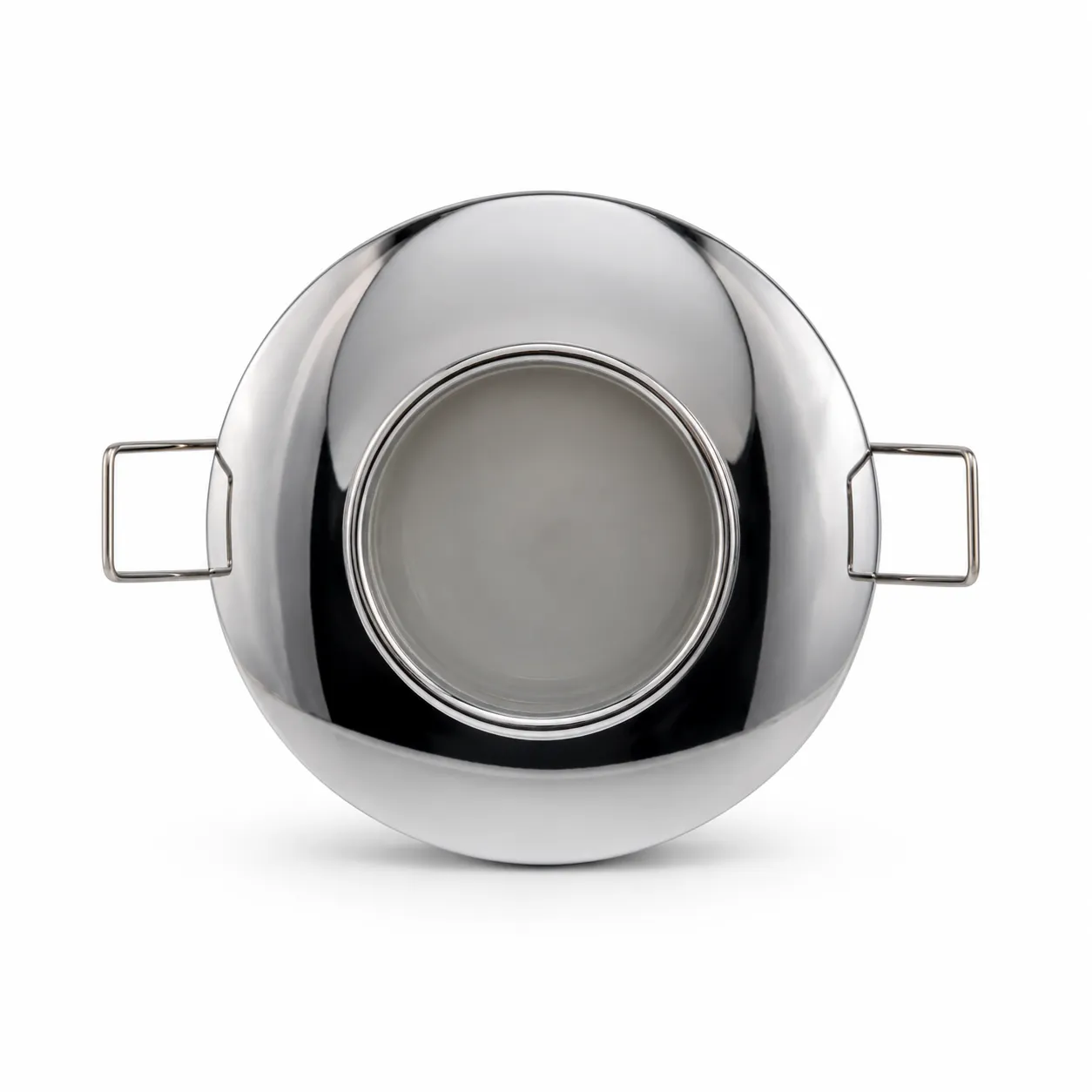 NOX Chrome Round Recessed MR16 Spotlight Frame| IP65