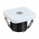 Square Fixed Matte White Recessed LED Spotlight | 3W 6000K
