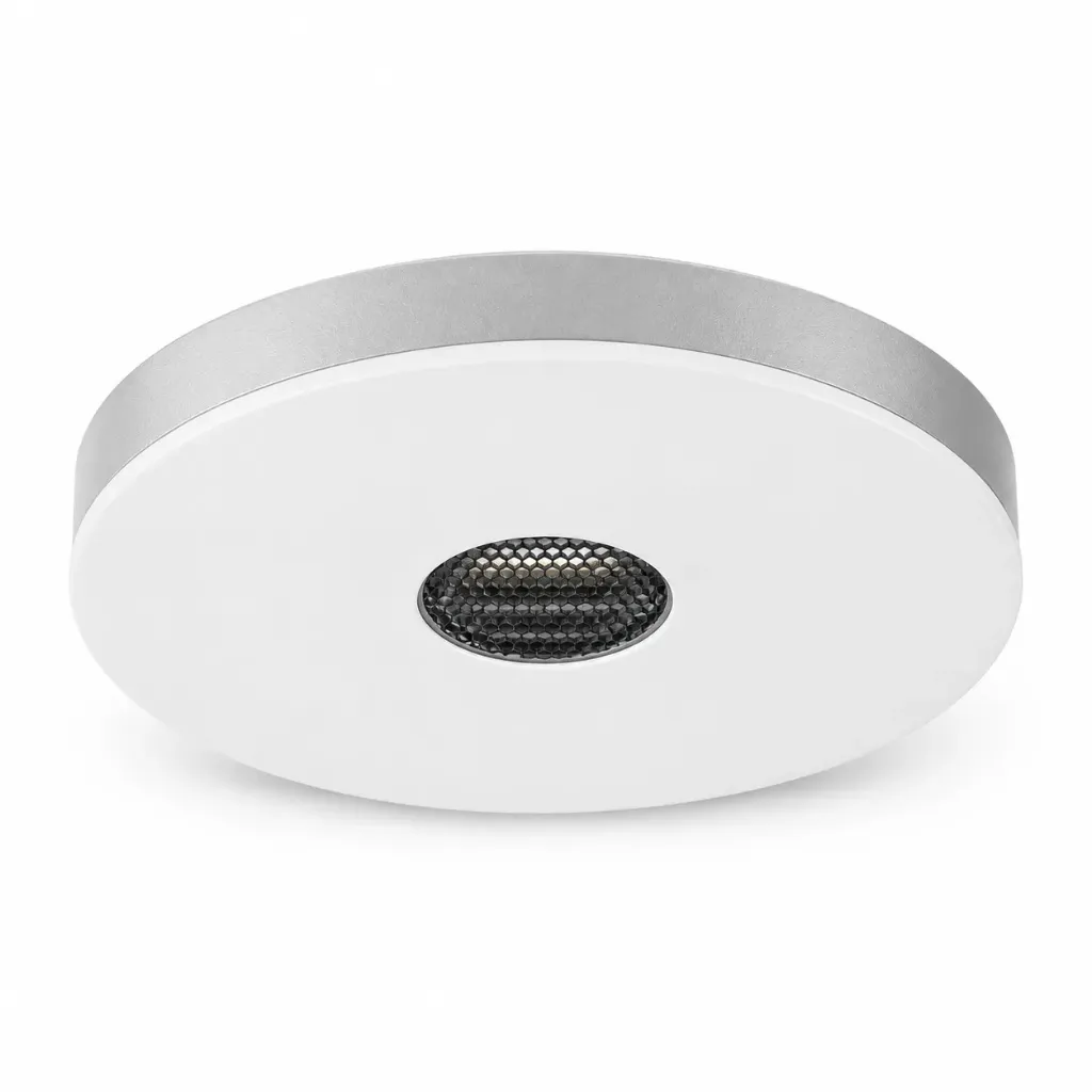 [SL218-3WD] Round Fixed Matte White Recessed LED Spotlight | 3W 6000K