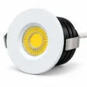 NOX Sanded White Round Recessed LED Spotlight | 3W 3000K