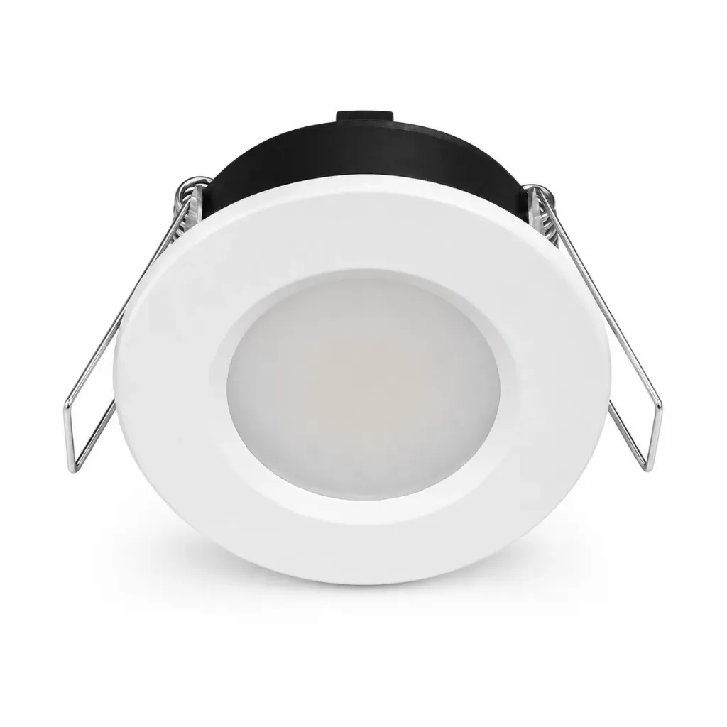 NOX White Round Recessed G5.3 Spotlight Frame| IP54