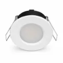 NOX White Round Recessed G5.3 Spotlight Frame| IP54