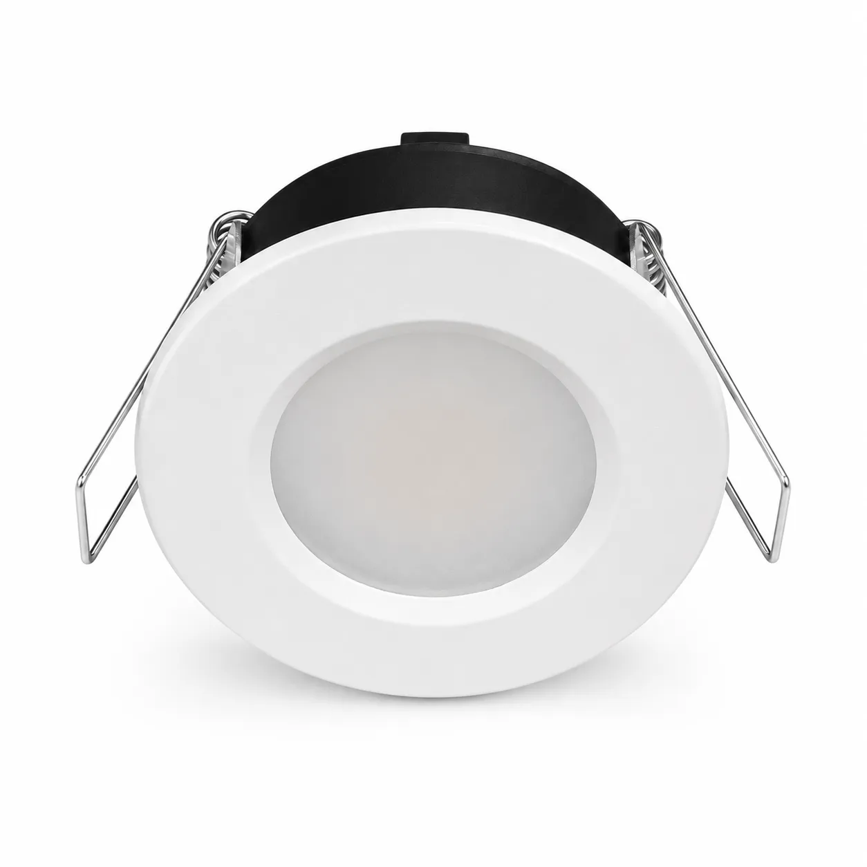NOX White Round Recessed G5.3 Spotlight Frame| IP54