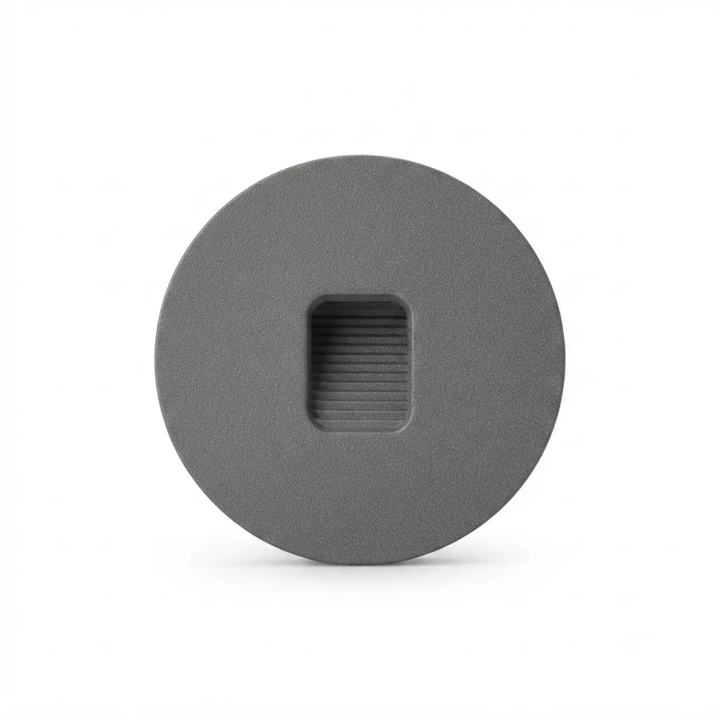 NOX Sanded Dark Grey Recessed LED Wall Lamp | 1W 3000K IP54