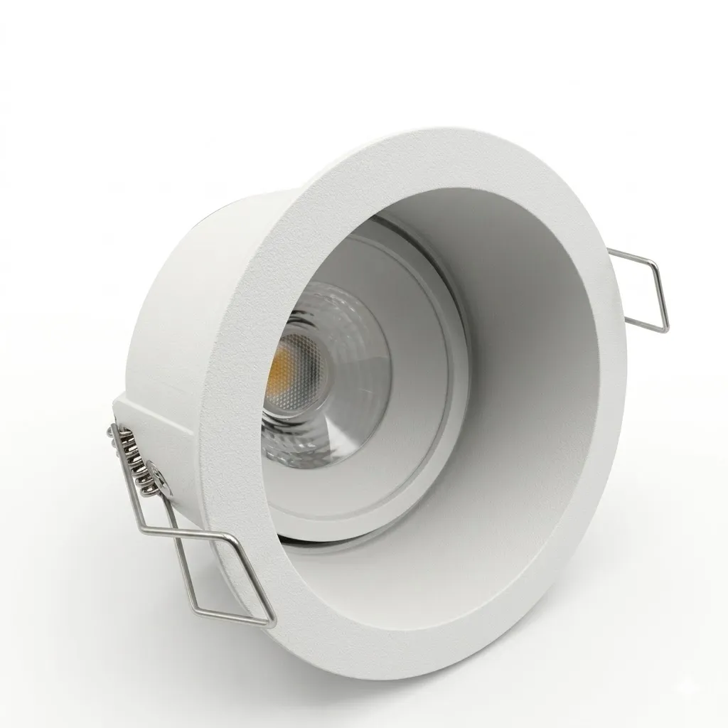 [SLA6020W] White Round Deep Adjustable frame for SLA62 Series C8
