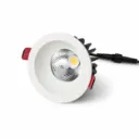 NOX 016 White Round LED Spotlight| 8W 6500K