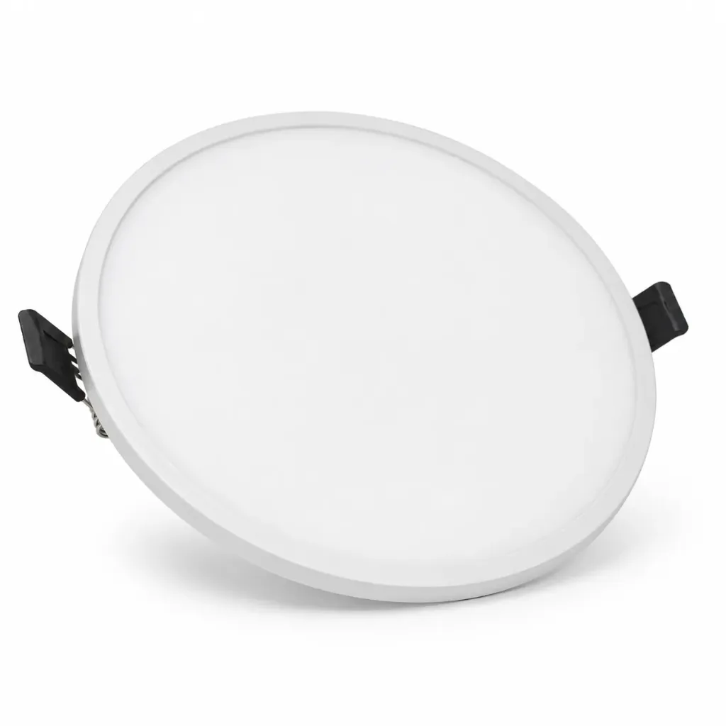 NOX White Round Recessed LED Panel| 30W 6000K