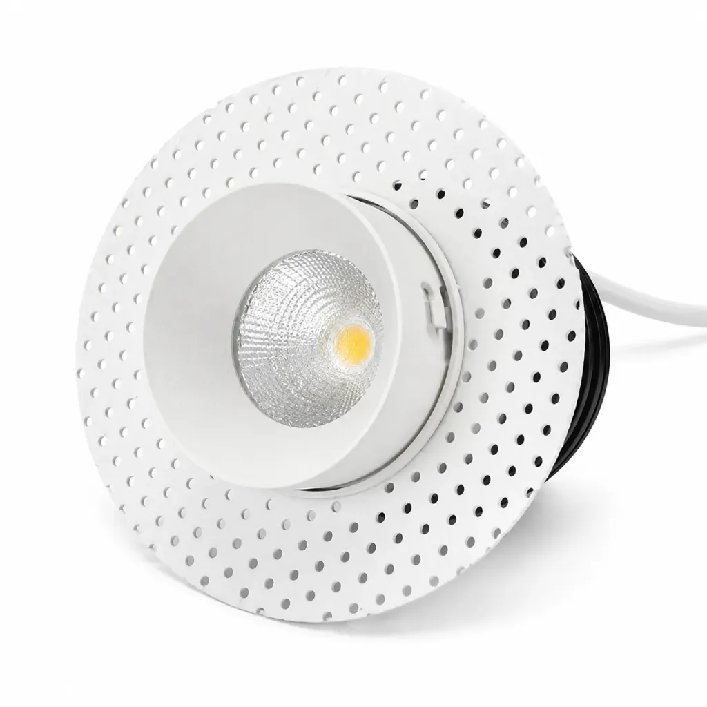 NOX Sanded White Trimless COB Spotlight| 9W 3000K