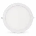 NOX White Round Recessed LED Panel| 24W 4000K