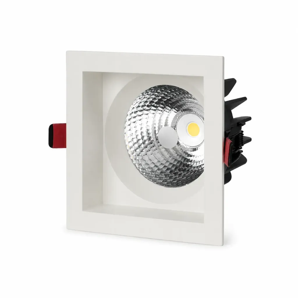 NOX 016 White Square LED Spotlight| 30W 3000K