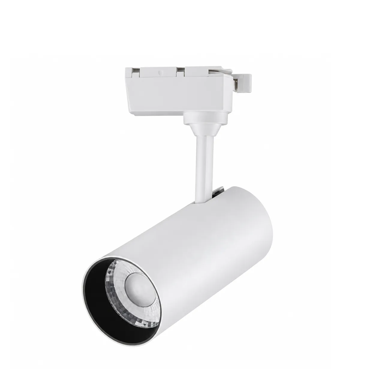 4-Wire White Aluminum Track Light | 10W 3000K 800lm 24°