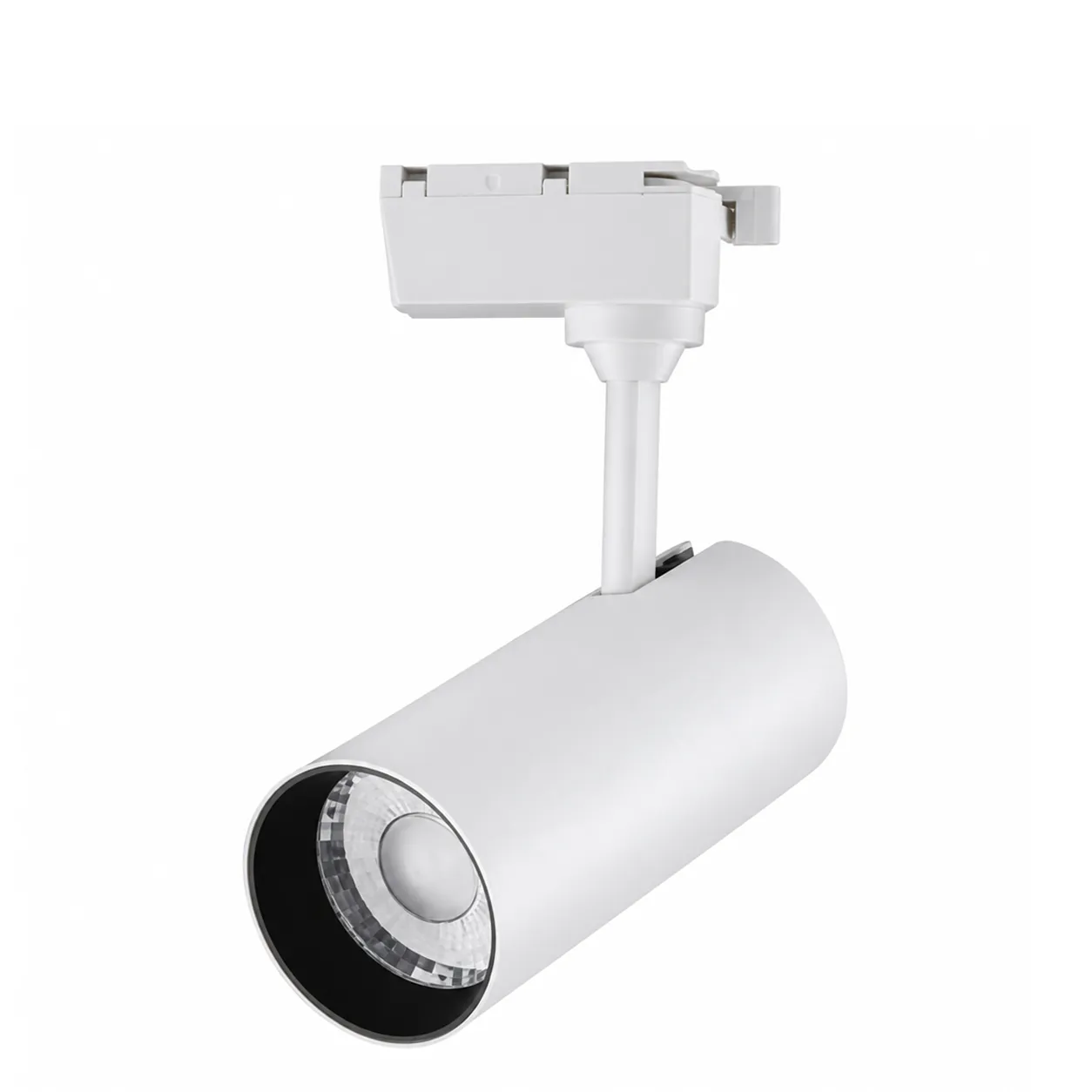 4-Wire White Aluminum Track Light | 20W 3000K 24°