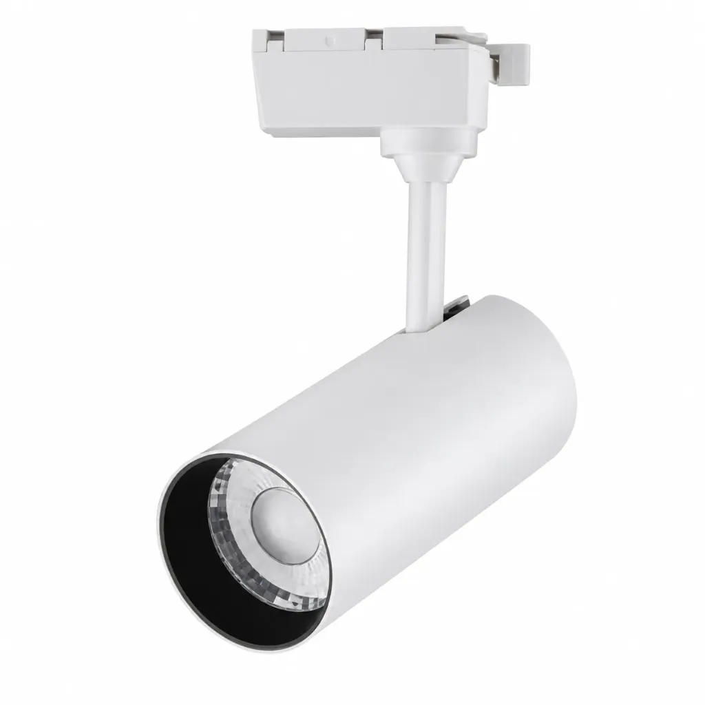 4-Wire White Track Light | 30W 3000K 2400lm 24°