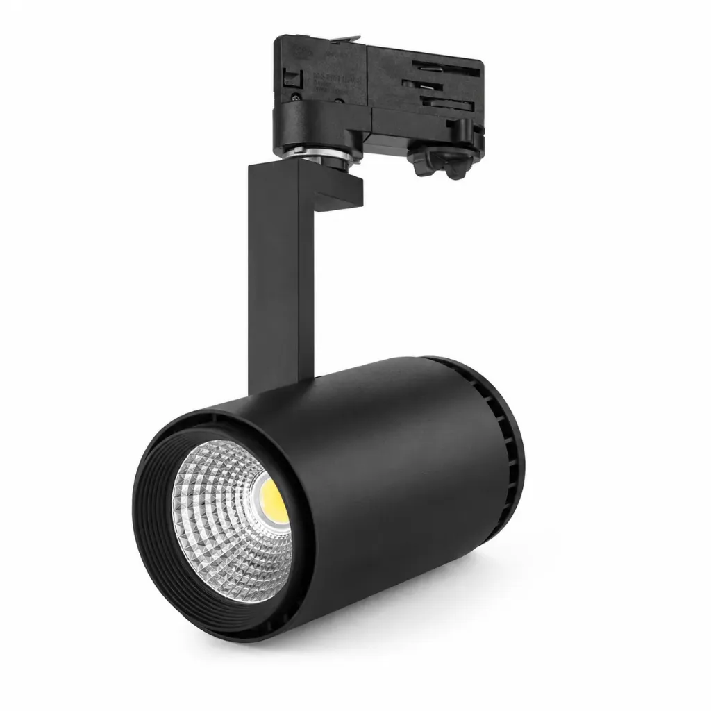 Black Dimmable LED Track Light | 30W 5000K 24°